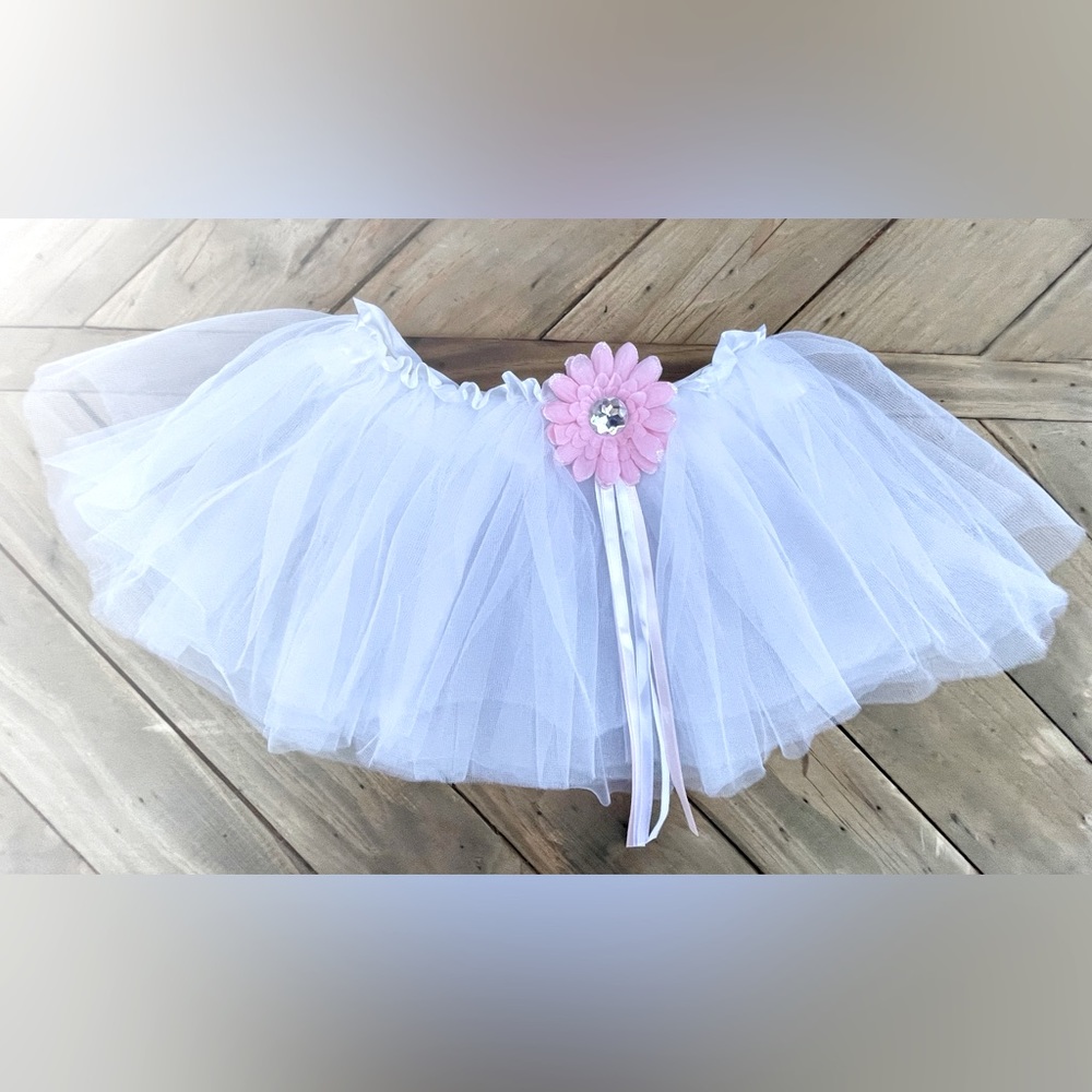 Baby Girls White Tutu 18-36 Months